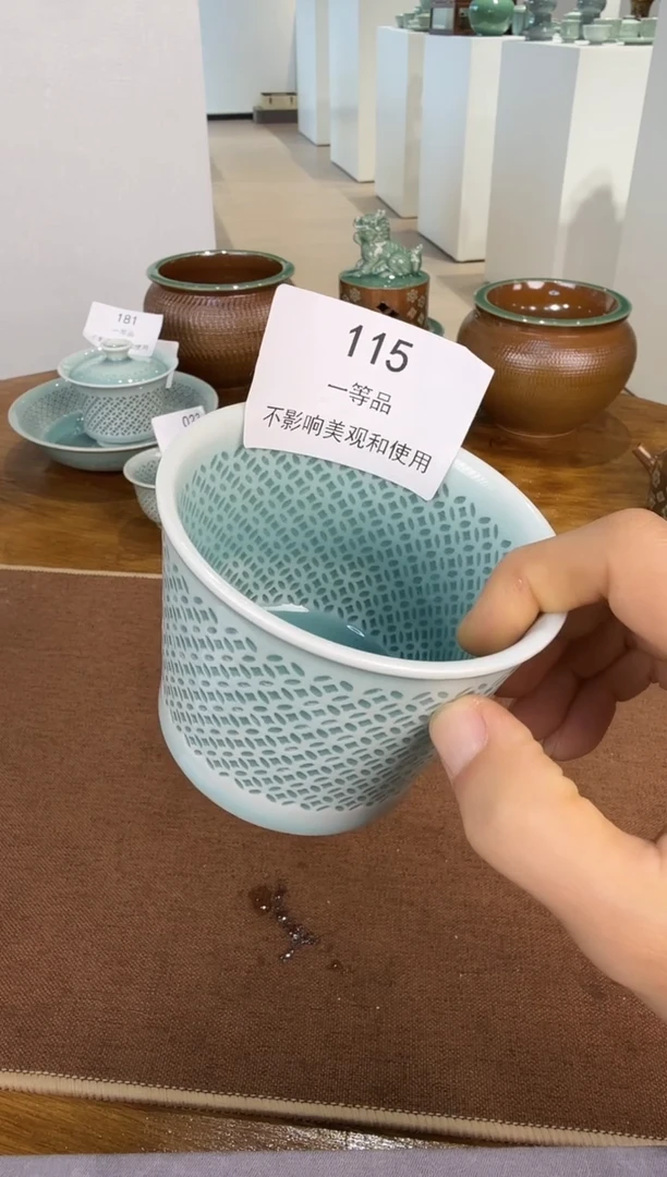 青瓷手工茶器包邮