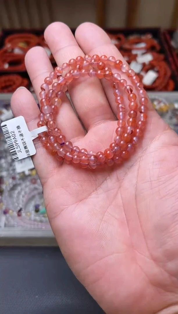 未镶嵌手链南红玛瑙南红多圈长链