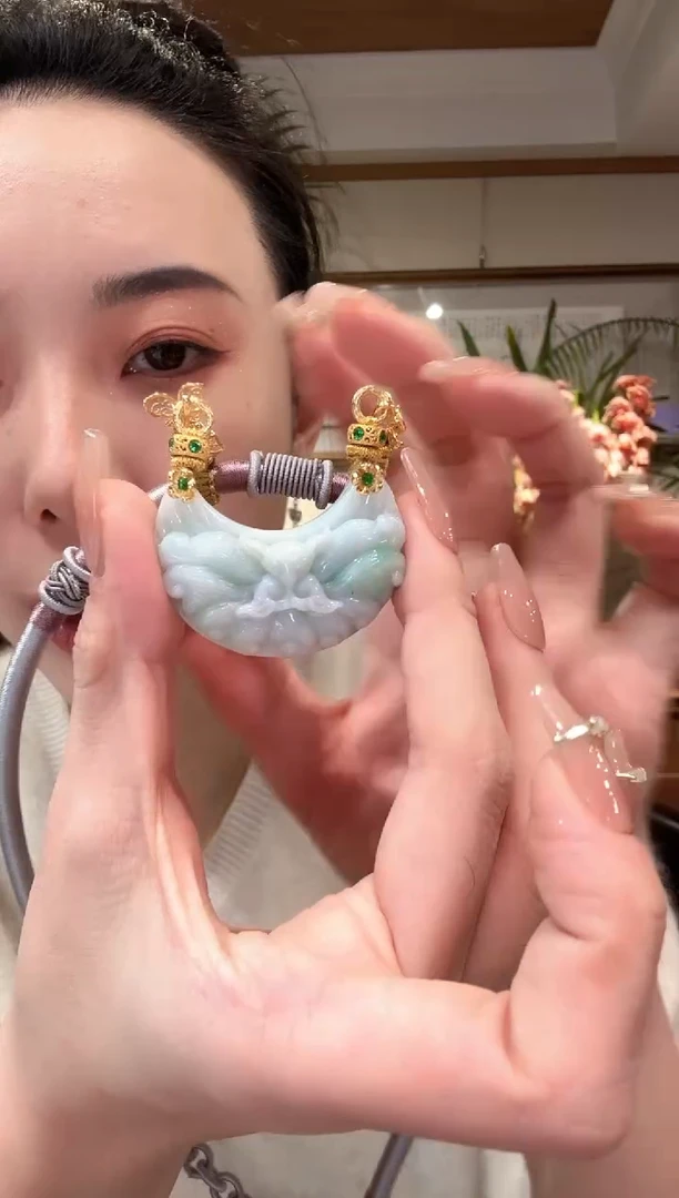 【闪购商品】翡翠颈饰未镶嵌国风