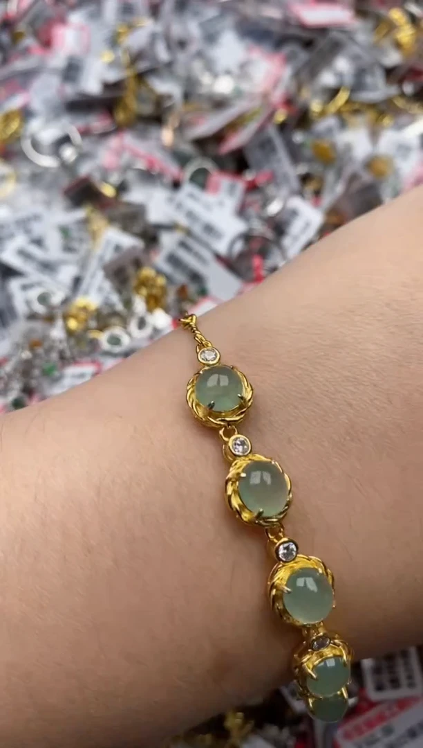 【闪购商品】翡翠戒指银S925镶嵌333333---9