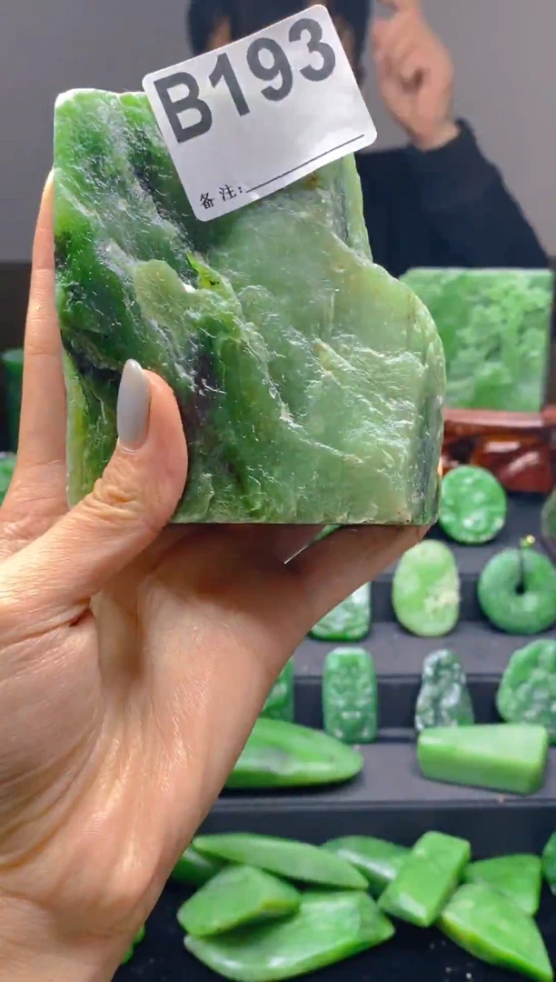 未镶嵌和田玉珠宝半成品1