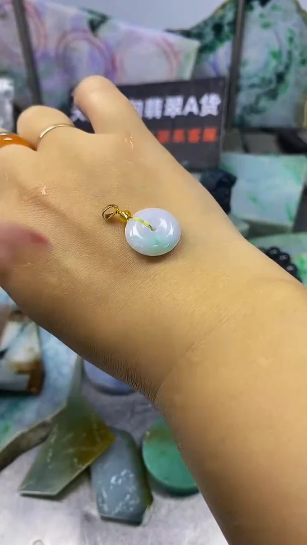 散珠翡翠天然缅甸翡翠A货539