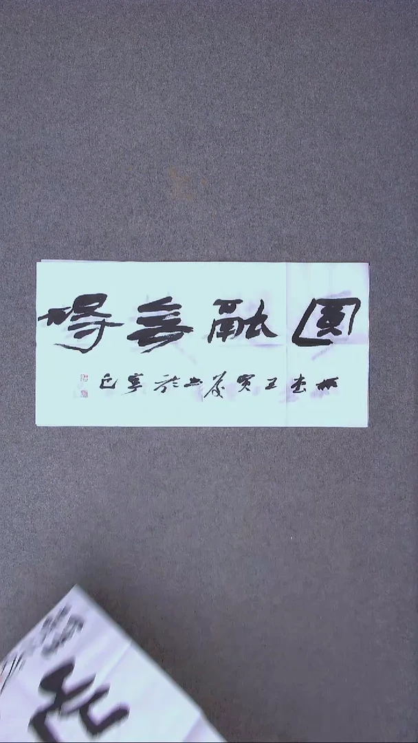 书法王保庆 河南 69*34尺寸
