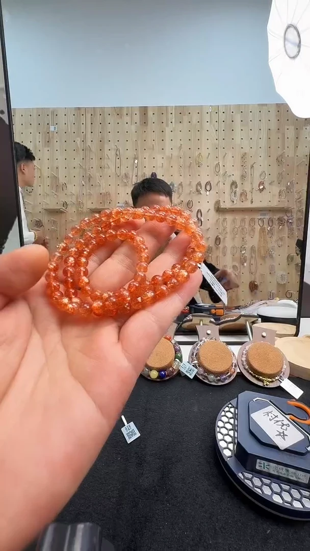 未镶嵌手链日光石村1455 约6mm 多样性发一件