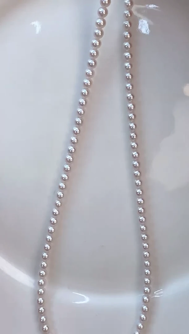 项链14K金镶嵌淡水珍珠4