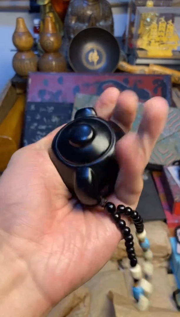 和田玉（墨玉）未镶嵌挂件主播推荐主播推荐