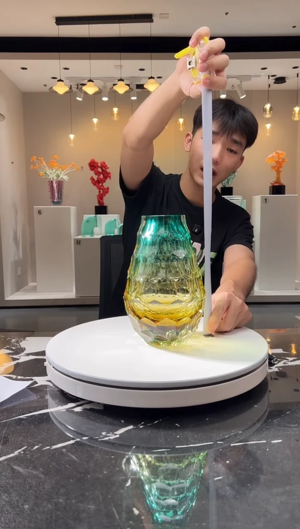 摆件巴比特美学 金色小花插