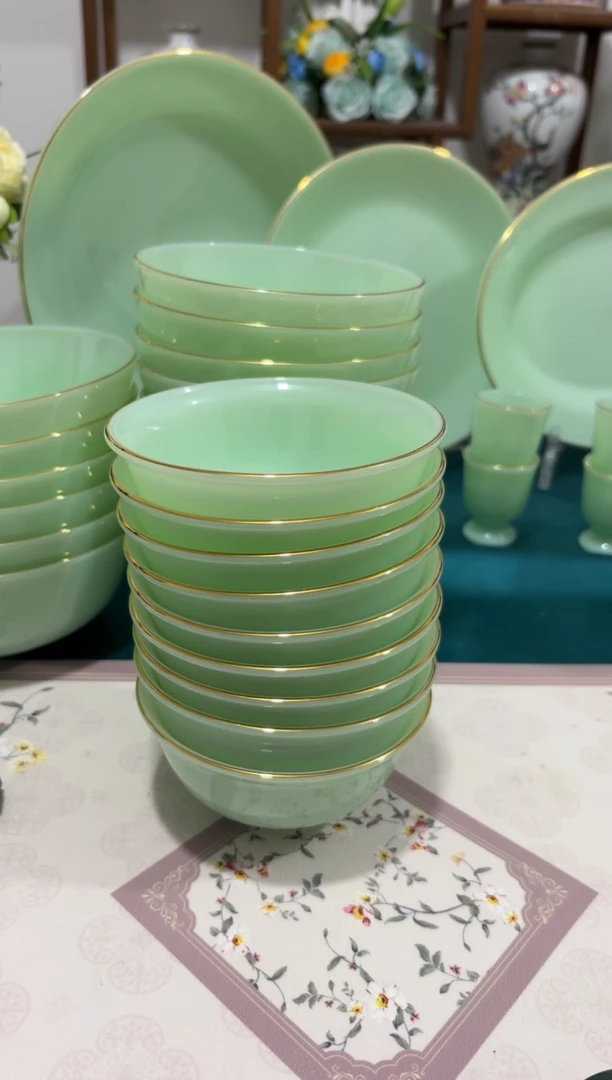 4.5英寸玉瓷碗10个口径11.5厘米