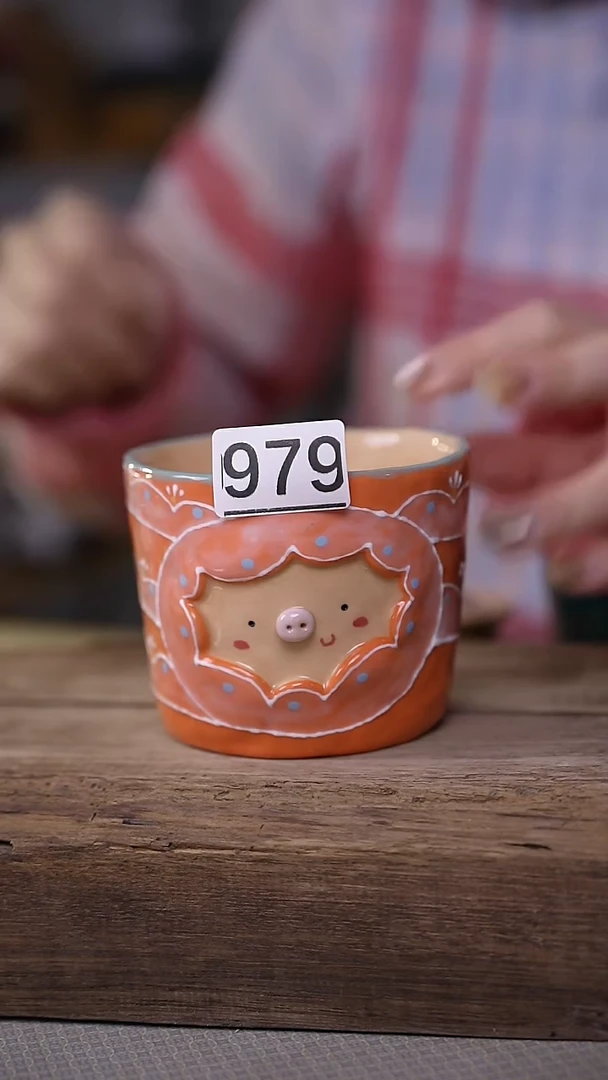 【闪购商品】瓷片手绘·杯/设计师 xudu 款