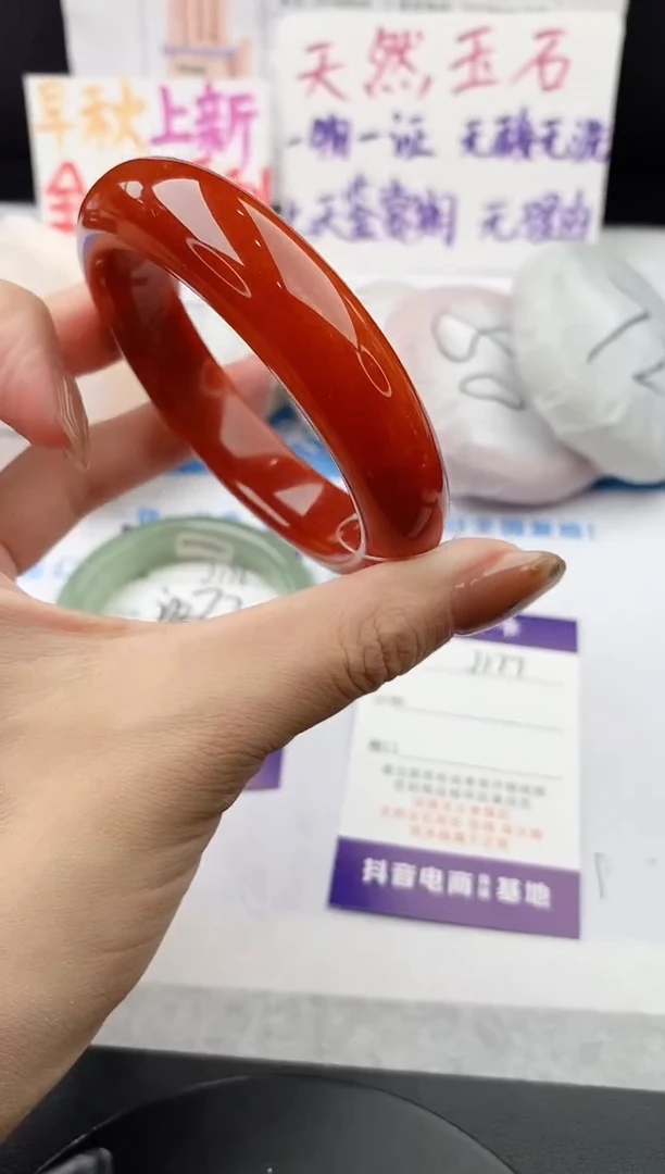 未镶嵌手镯石英质玉j177-HHB55+