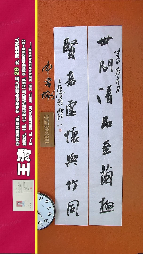 【闪购商品】书法48G王涛书法作品