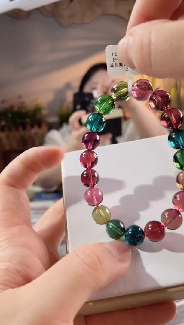 【闪购商品】碧玺手链未镶嵌单圈手链10+