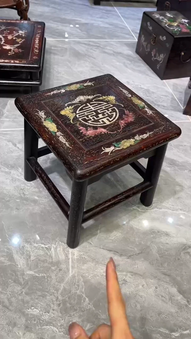 木五福临门富贵凳