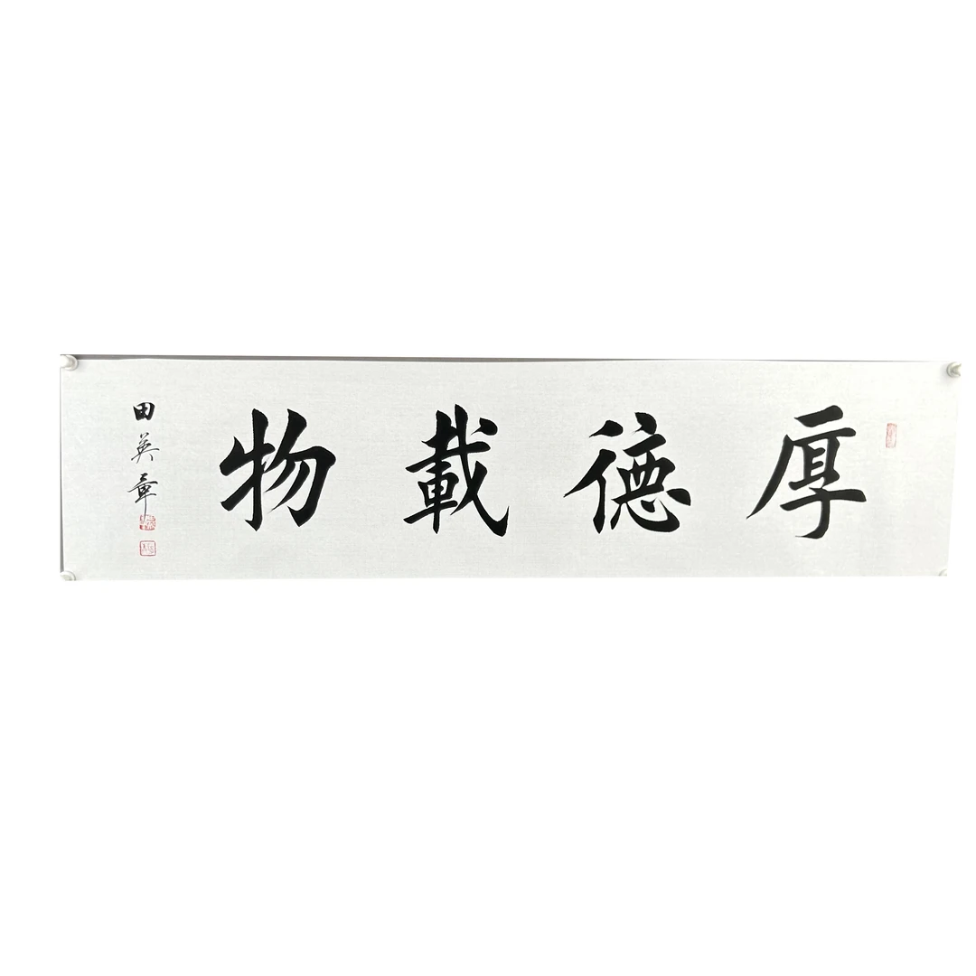 d777田英章 书法软片尺寸137cmX35cm约4.8平尺