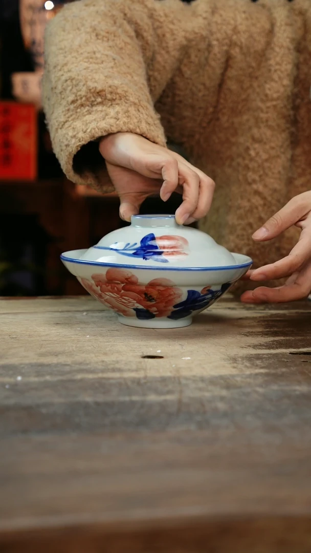 【闪购商品】瓷片景德镇纯手工釉下彩精品餐具