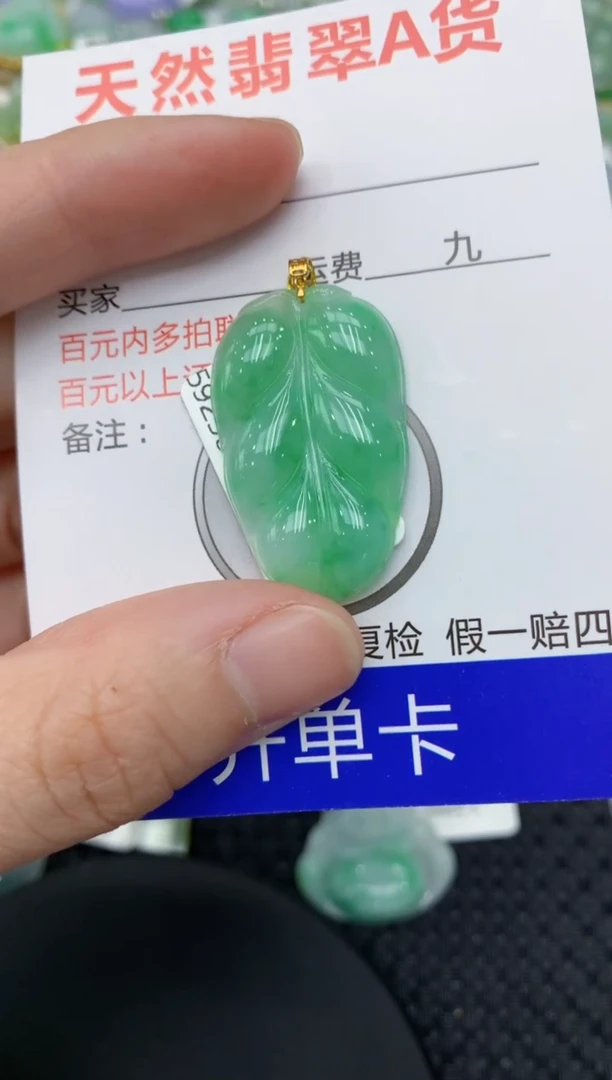 【闪购商品】翡翠颈饰18K金镶嵌11111111