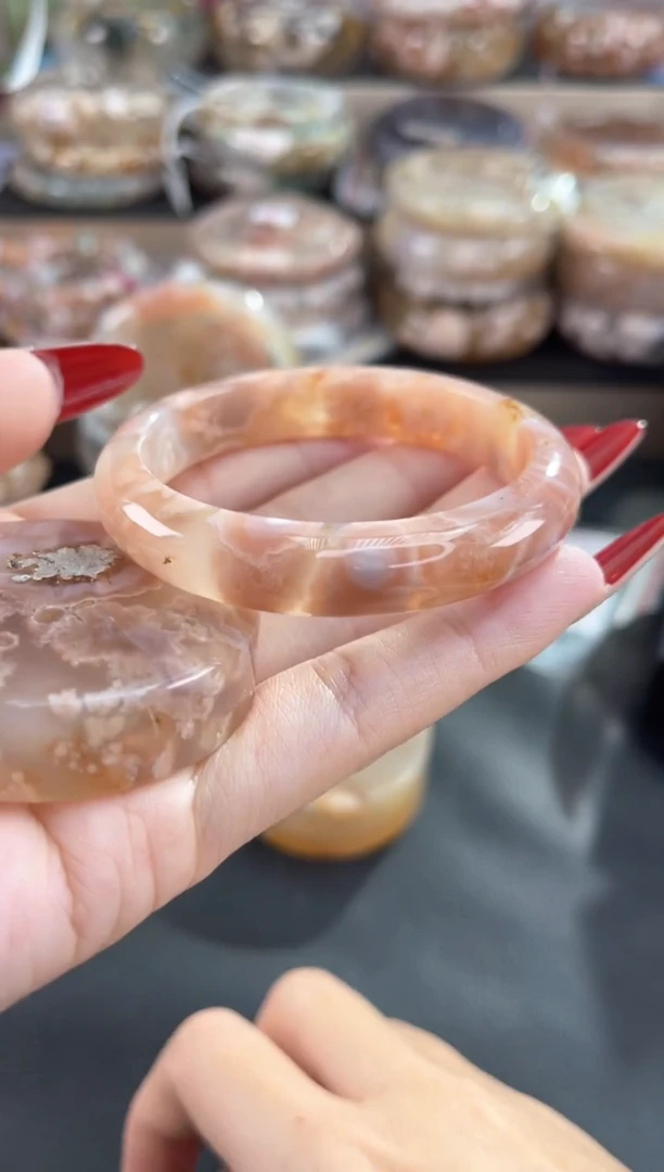 未镶嵌手镯石英质玉50（镯心赠品 不保证完美）