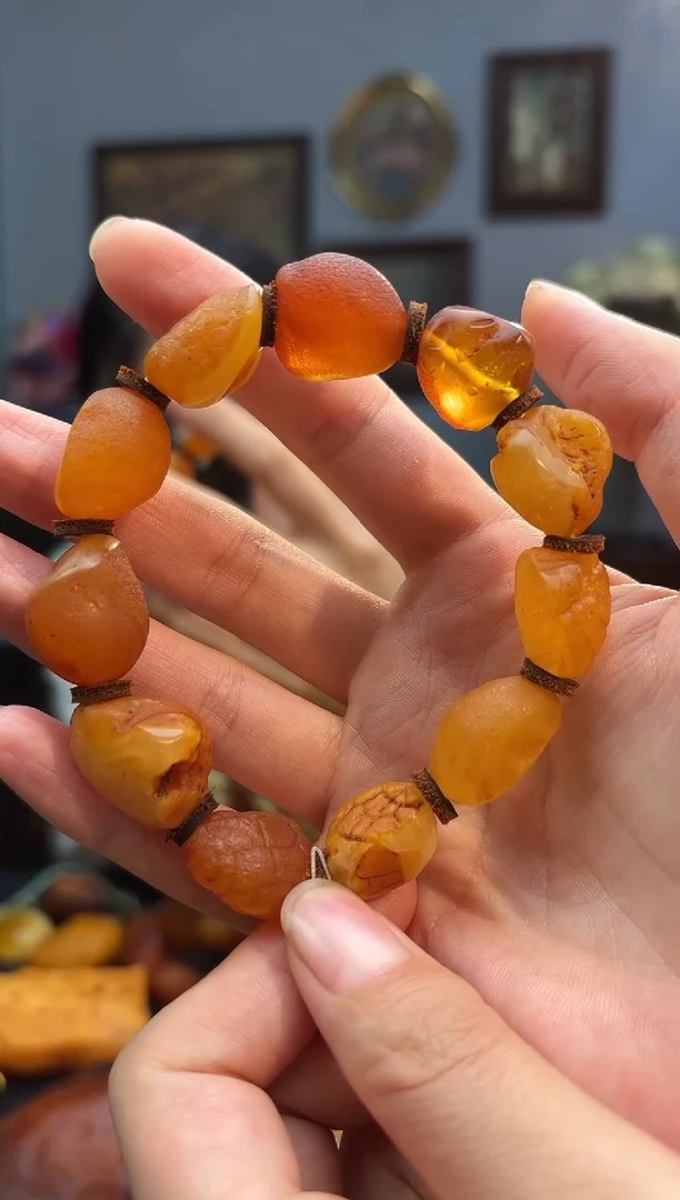 手串琥珀未镶嵌手串