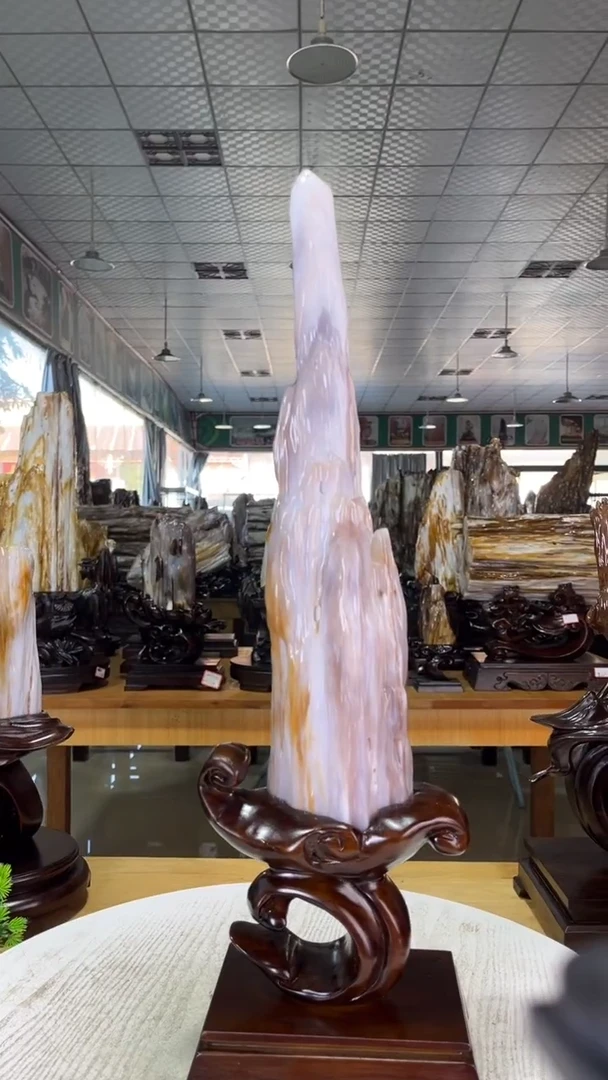 未镶嵌珠宝奇石硅化玉698