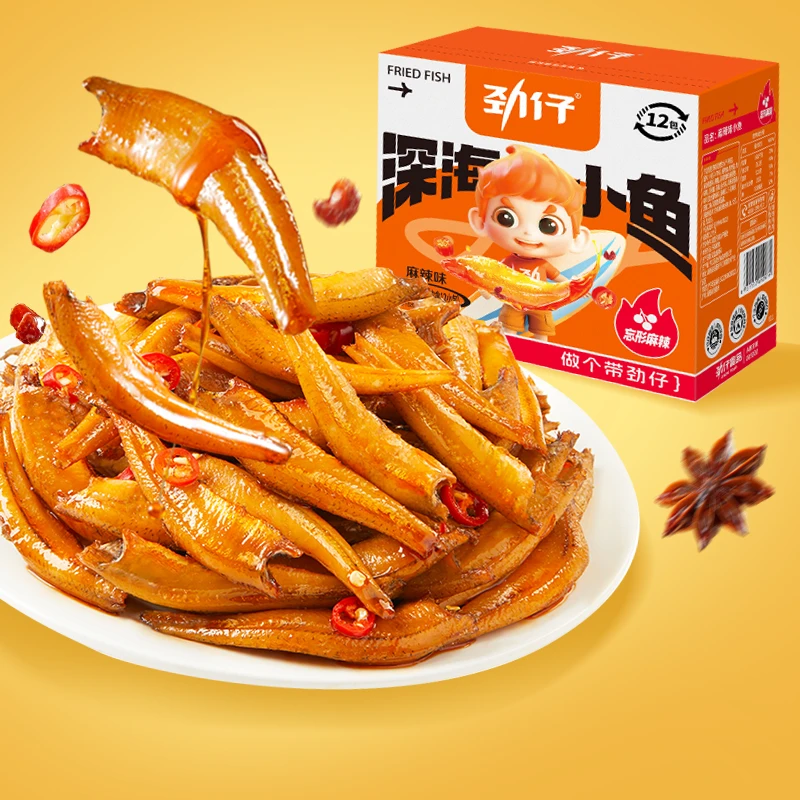 【劲仔福袋】劲仔200g盒装小鱼糖醋味