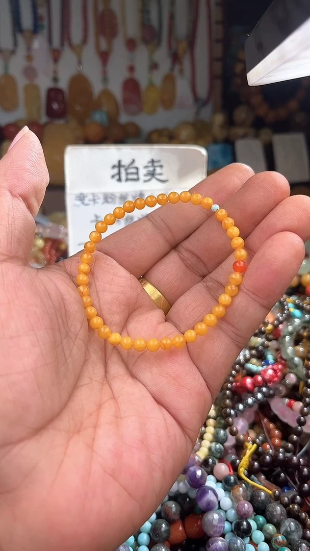 裸石琥珀未镶嵌机*猫一物一拍 004416