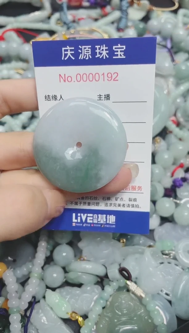 翡翠未镶嵌颈饰070