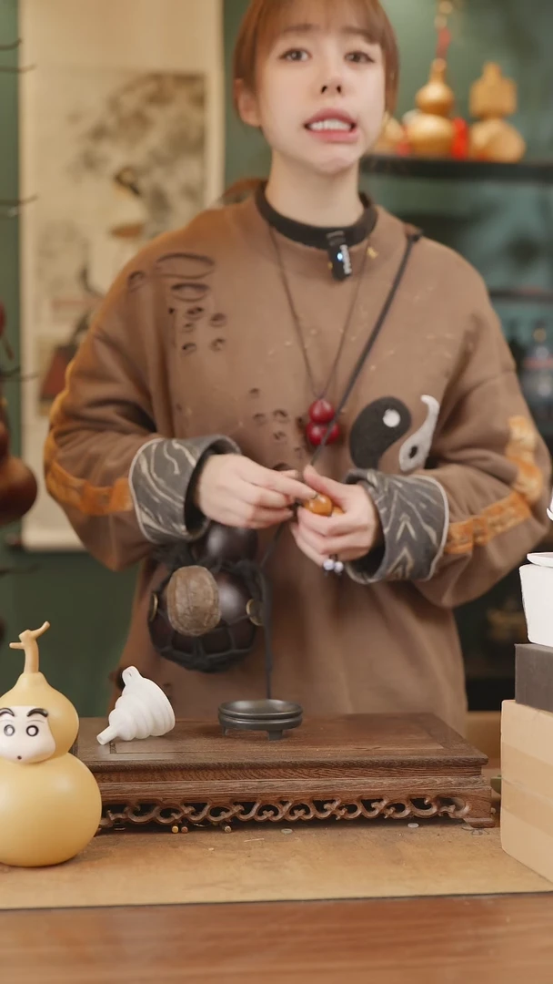 【闪购商品】110号精品天然大漆工艺防渗内胆酒葫芦~