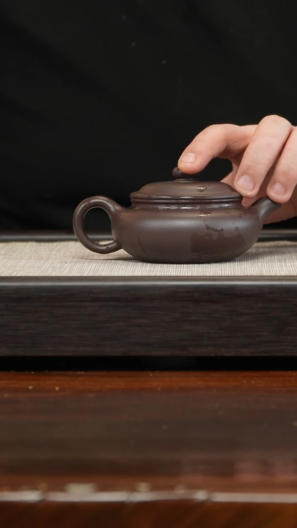 【闪购商品】紫砂茶壶四底扁腹