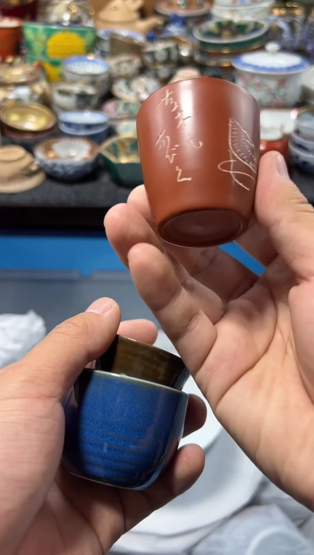 瓷片白*呀夏目海外回流瓷器中古品。
