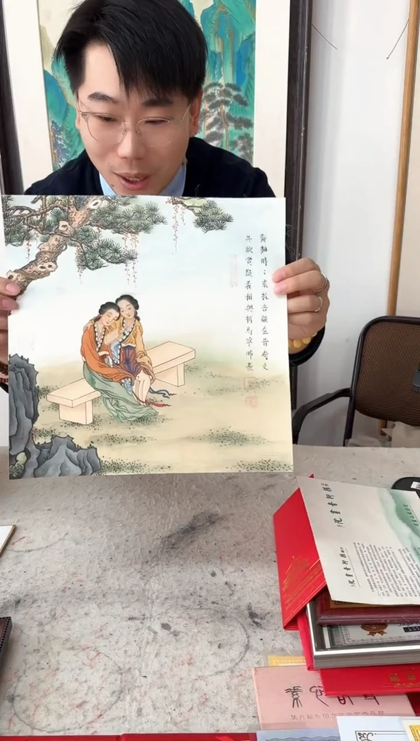 国画马老师作品分享