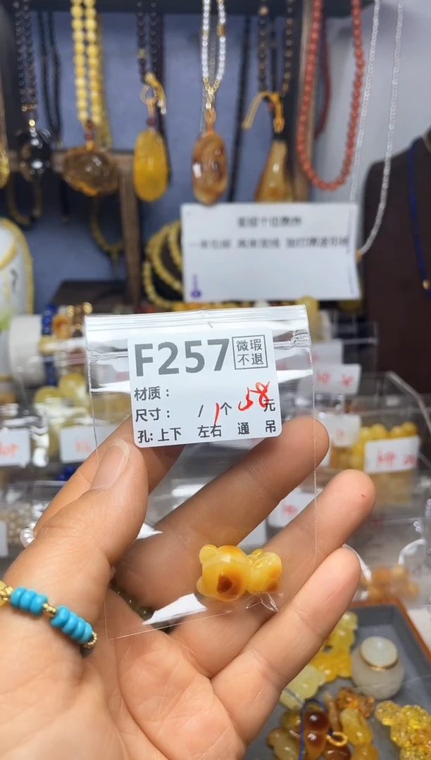 【闪购商品】琥珀珠宝奇石未镶嵌F257