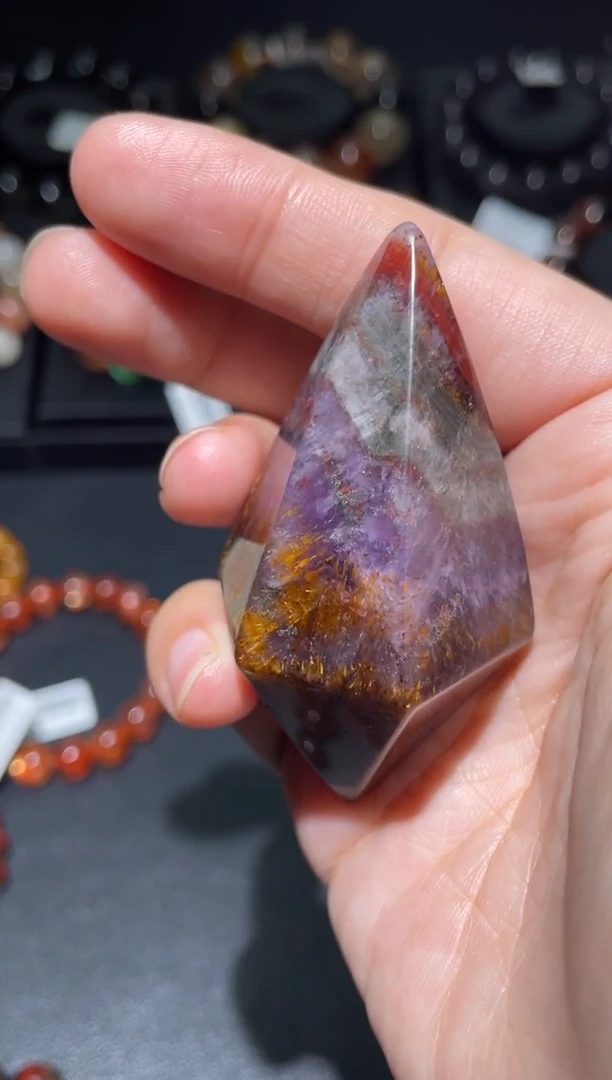 未镶嵌珠宝半成品水晶福****3极光