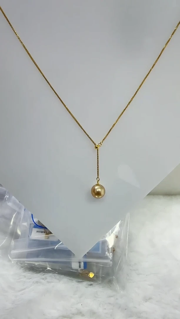 【闪购商品】海水珍珠DA银S925镶嵌j195 金珠9