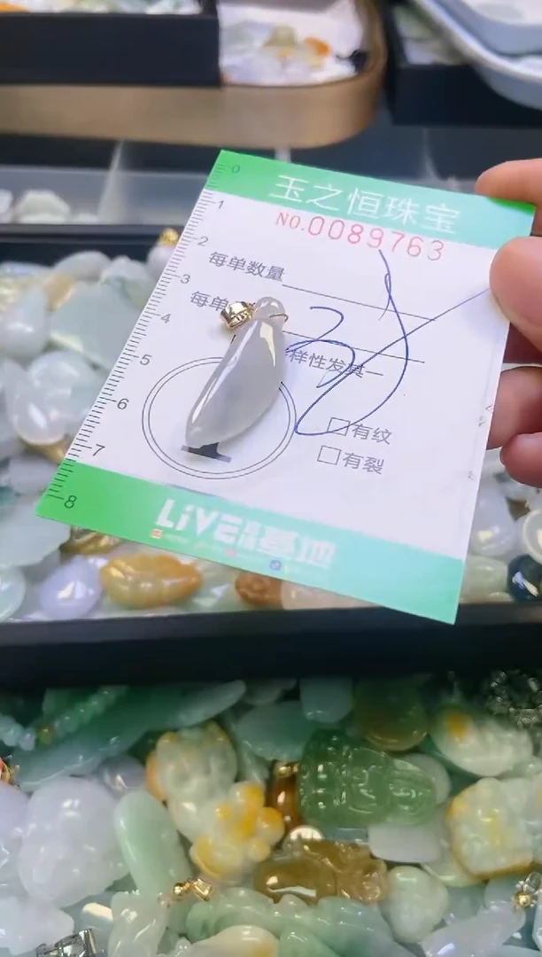 翡翠未镶嵌颈饰闪购0089763