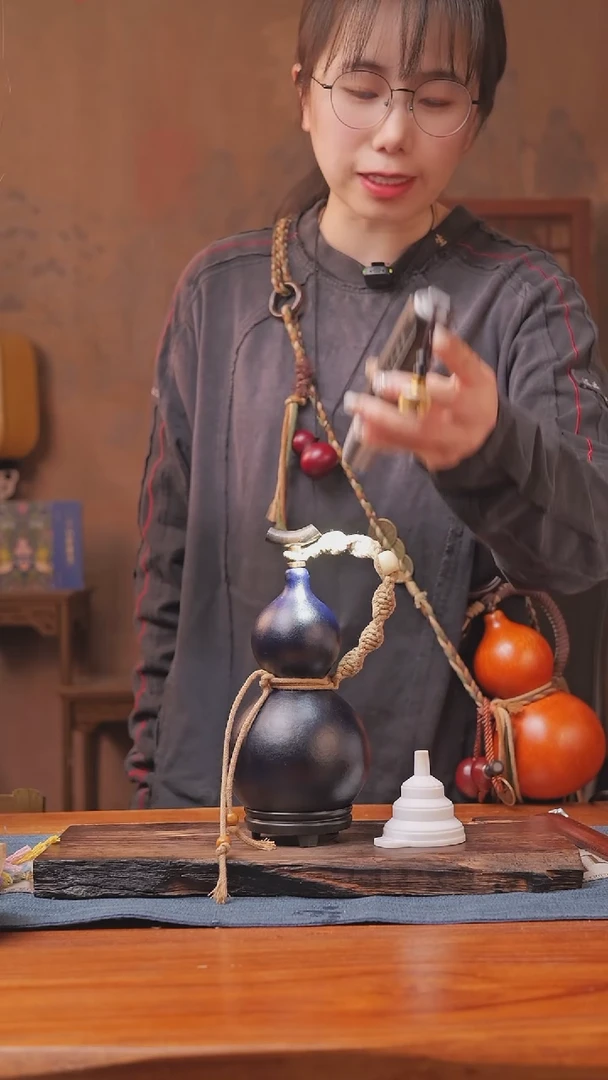 972号链接精品大漆葫芦现货现发[一物一拍]（400ml）