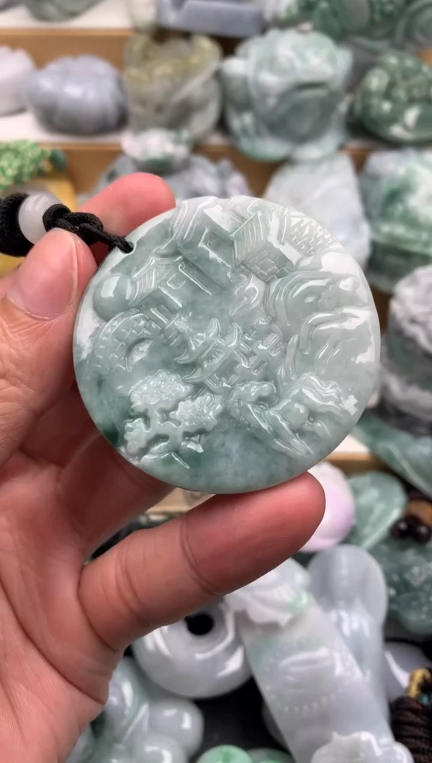 吊坠(不含链)未镶嵌翡翠1