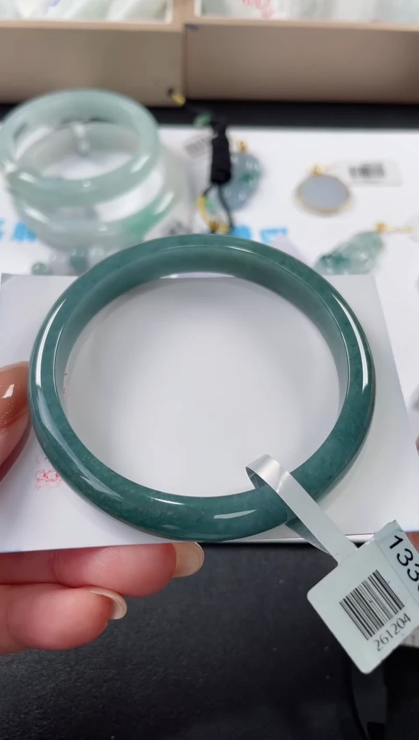 未镶嵌手镯翡翠基地发货H 3775 58+