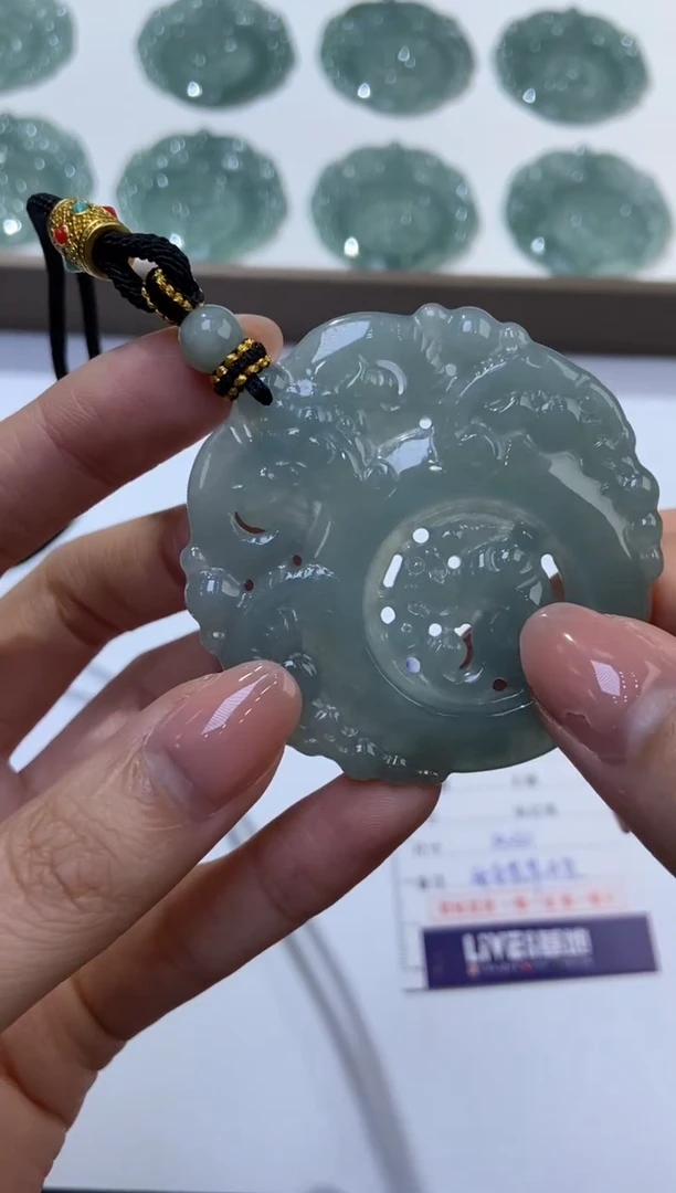 颈饰未镶嵌翡翠宇**g379316/翡翠时来运转  多样性一件发