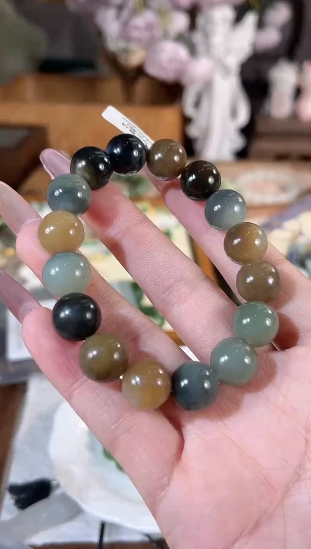 未镶嵌手链和田玉多样性发其一孤品默认微瑕