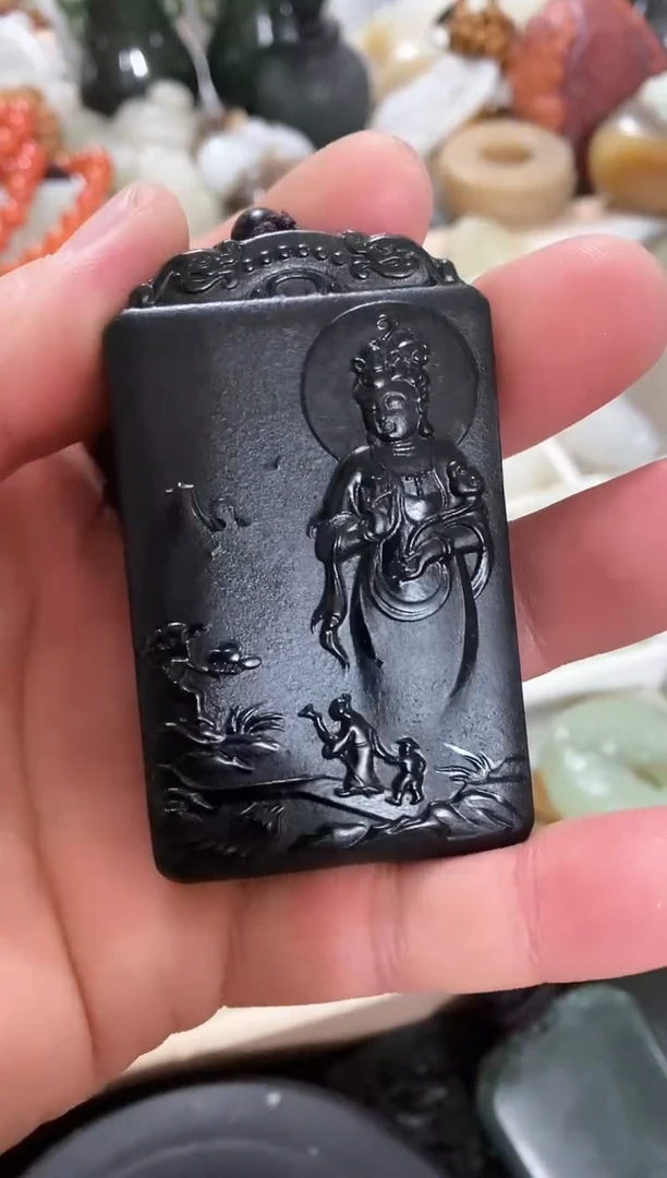 【闪购商品】和田玉吊坠(不含链)未镶嵌观音