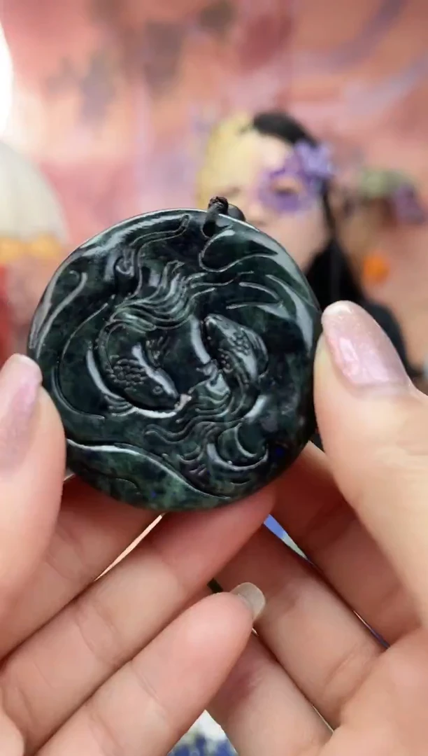 未镶嵌岫玉吊坠·