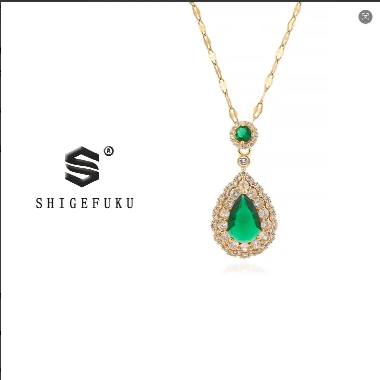 SHIGEFUKU/新中式凤凰之眼项链吊坠