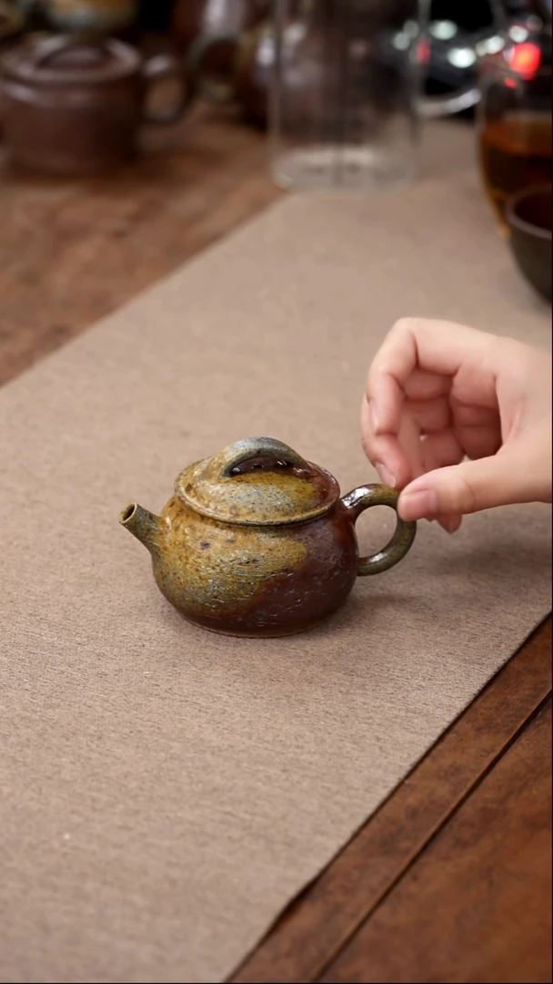 茶壶紫砂汉鼓壶