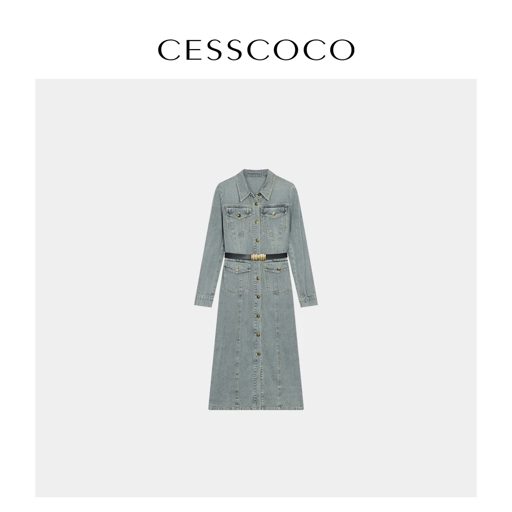 【老板娘夏天】【CESSCOCO】连衣裙（水洗产品）S12D348837