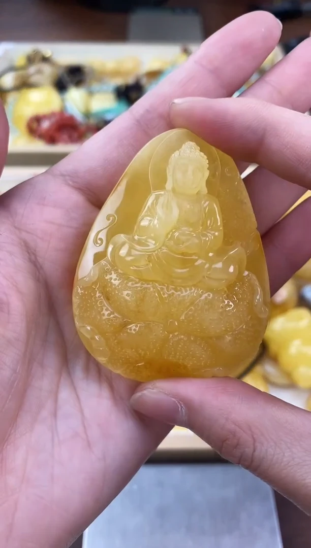 裸石琥珀未镶嵌天然琥珀蜜蜡