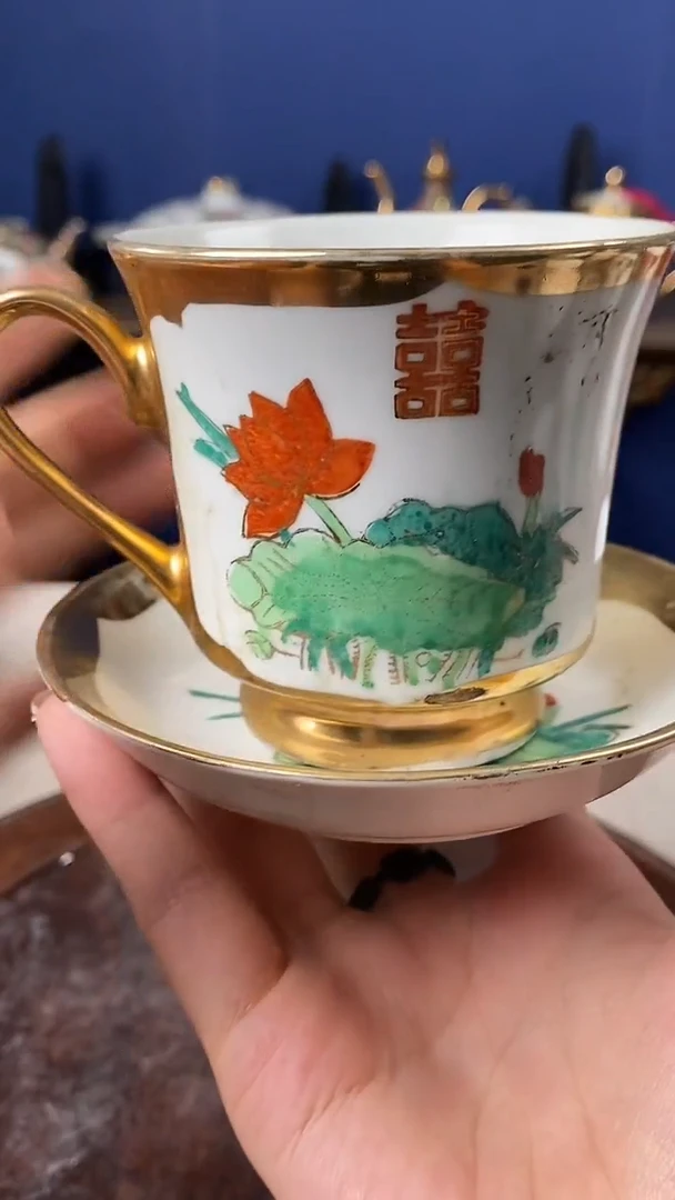 瓷片微瑕景德镇窑厂瓷摆件单件