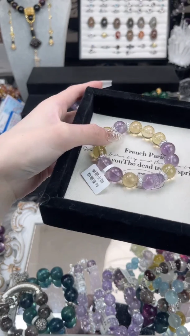 【闪购商品】水晶手链未镶嵌天然水晶 多样性发货