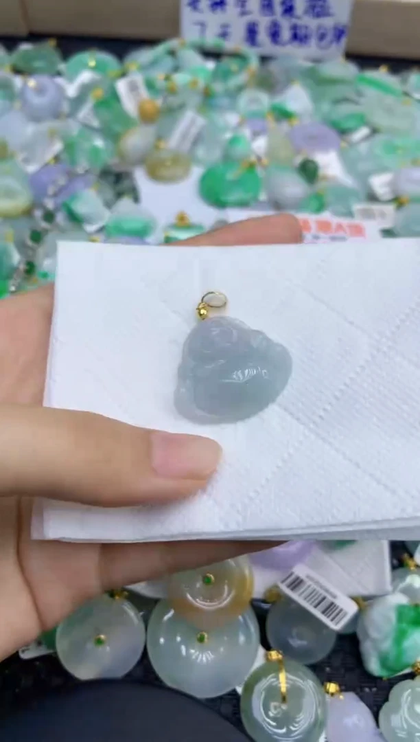 颈饰未镶嵌翡翠天然缅甸A货翡翠