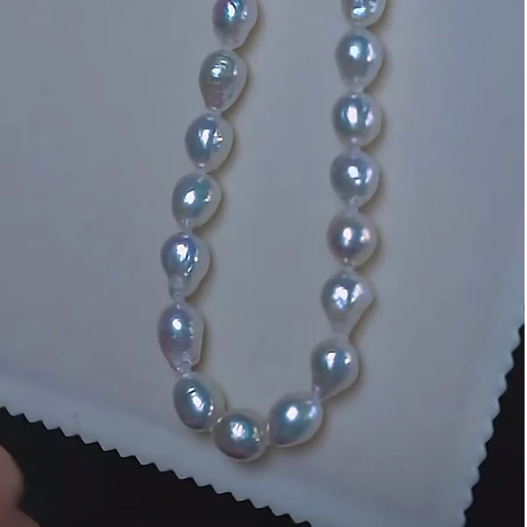 珍珠项链大点位高品质极光炫彩