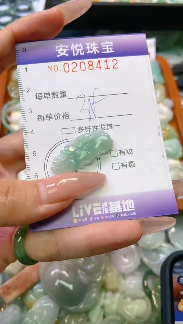 翡翠未镶嵌颈饰闪购0208412